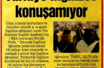 Posta Gazetesi Ankara: Türkiye İngilizce Konuşamıyor